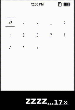 How to input special char